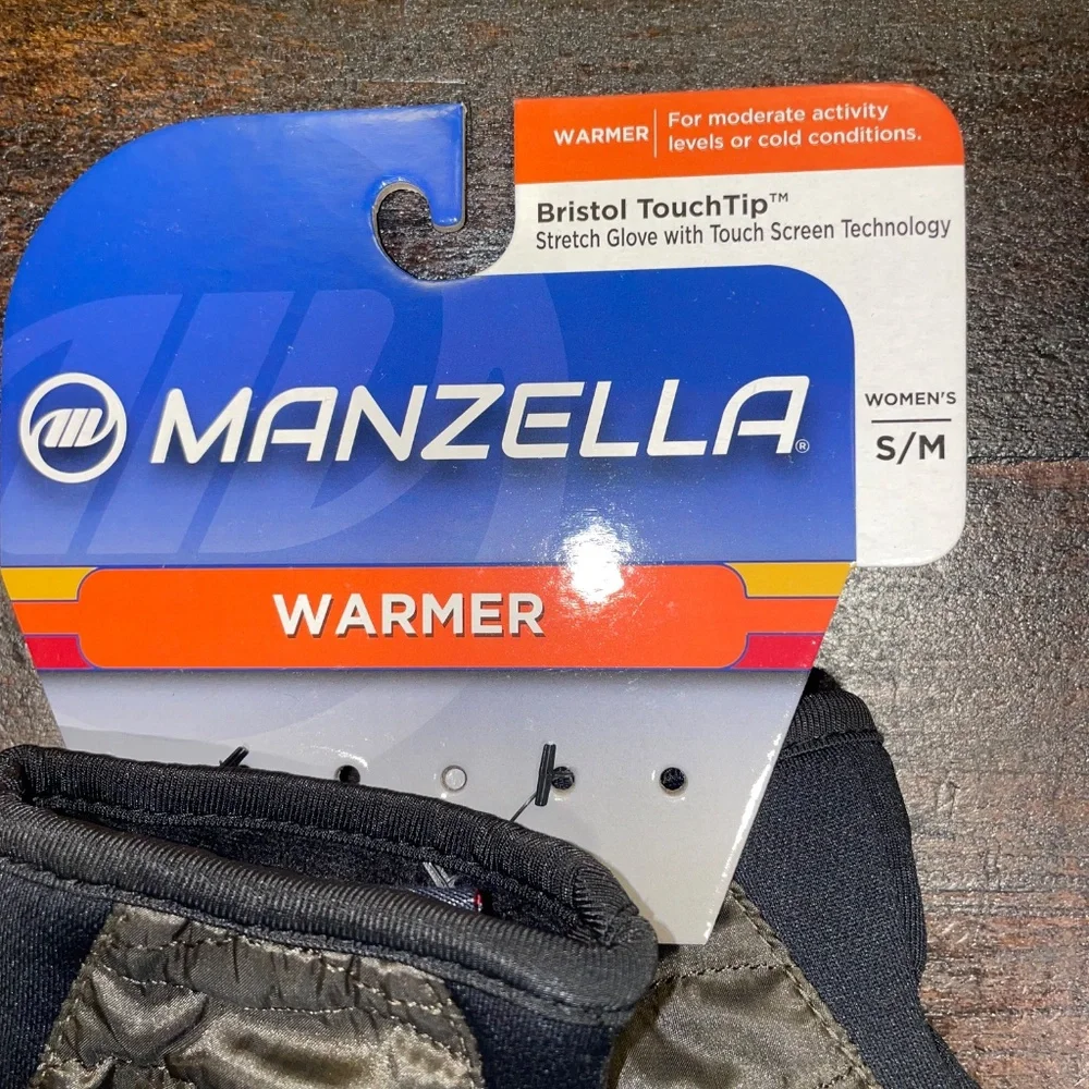 Women's Manzella Bristol Gloves Bristol Touch Grip Screen Warmer Stretch Sz S/M‎
